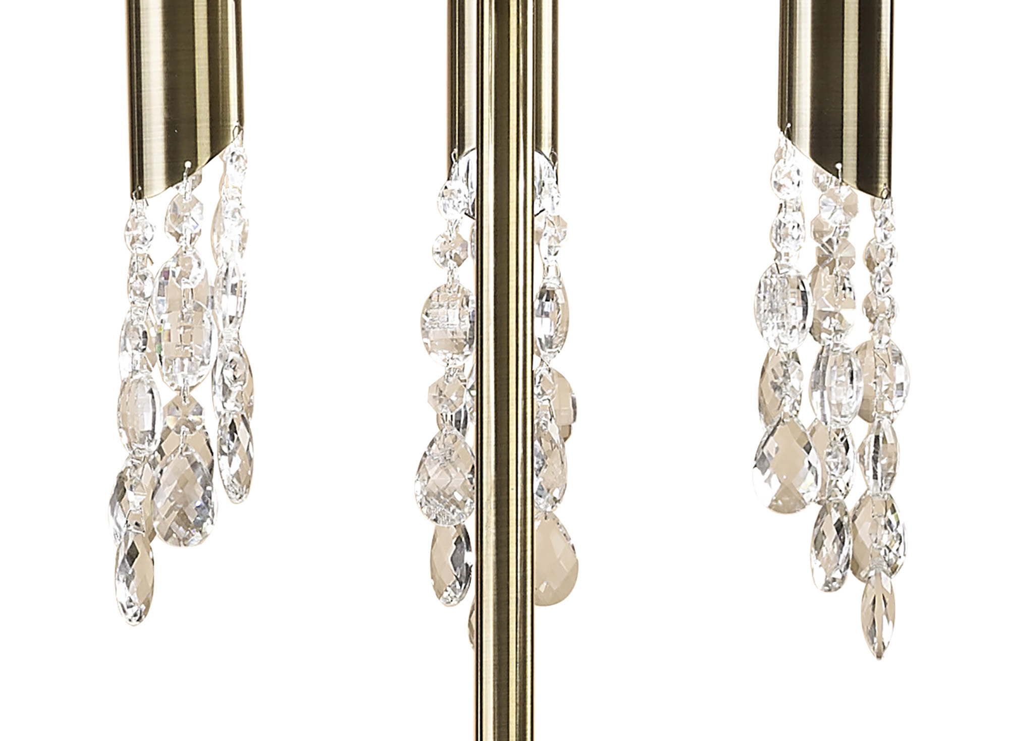 Tiffany AB Crystal Floor Lamps Mantra Shaded Floor Lamps